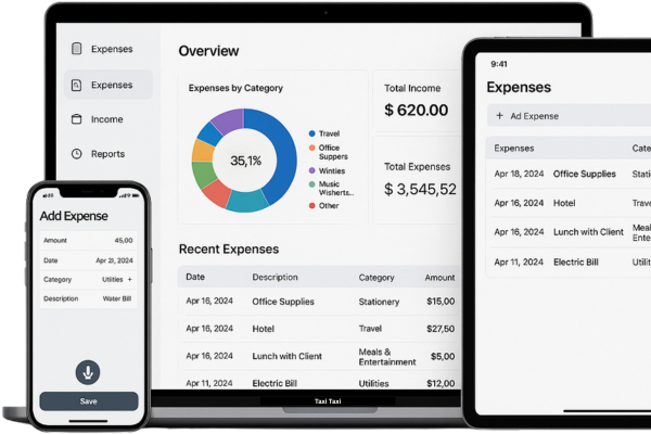 Taxi Taxi Financial Tool Banner